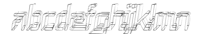 Republika III Cnd - Sketch Italic Font LOWERCASE