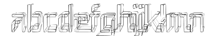 Republika III Cnd - Sketch Font LOWERCASE