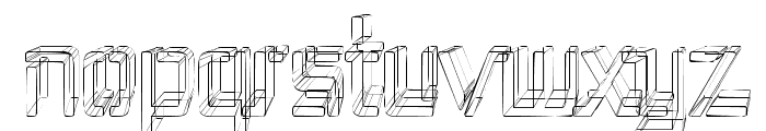 Republika III Cnd - Sketch Font LOWERCASE