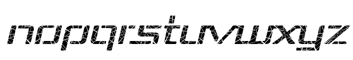Republika III Exp - Shatter Italic Font UPPERCASE