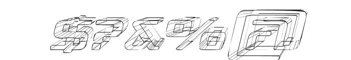 Republika III Exp - Sketch Italic Font OTHER CHARS