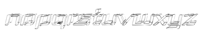 Republika III Exp - Sketch Italic Font UPPERCASE