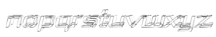 Republika III Exp - Sketch Italic Font LOWERCASE