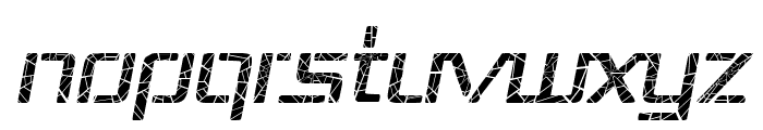 Republika III - Shatter Italic Font UPPERCASE