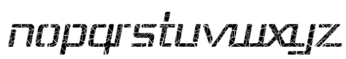 Republika III - Shatter Italic Font LOWERCASE