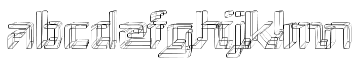 Republika III - Sketch Font LOWERCASE