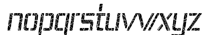 Republika IV Cnd - Shatter Italic Font LOWERCASE