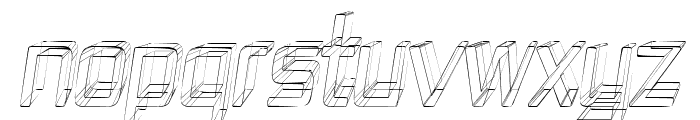 Republika IV Cnd - Sketch Italic Font UPPERCASE