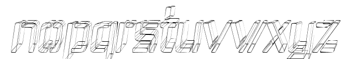 Republika IV Cnd - Sketch Italic Font LOWERCASE