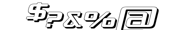 Republika IV Exp - Shadow Italic Font OTHER CHARS