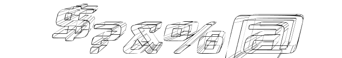 Republika IV Exp - Sketch Italic Font OTHER CHARS