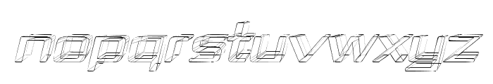 Republika IV Exp - Sketch Italic Font UPPERCASE