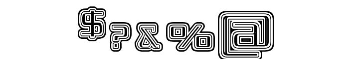 Republika IV - Maze Font OTHER CHARS