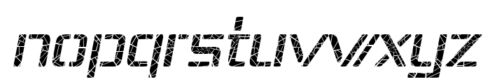 Republika IV - Shatter Italic Font LOWERCASE