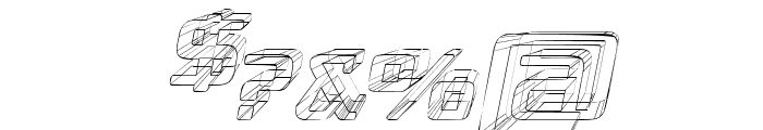 Republika IV - Sketch Italic Font OTHER CHARS