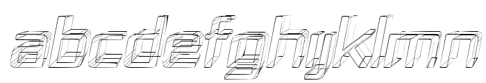 Republika IV - Sketch Italic Font UPPERCASE
