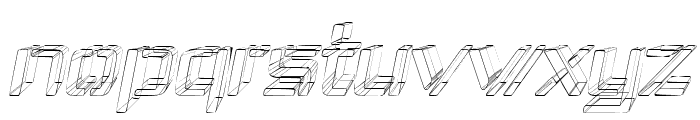 Republika IV - Sketch Italic Font LOWERCASE