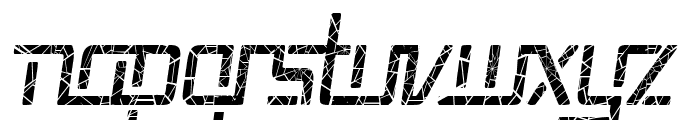 Republika V Cnd - Shatter Italic Font LOWERCASE