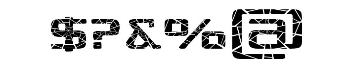 Republika V Exp - Shatter Font OTHER CHARS