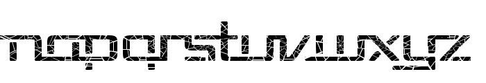 Republika V Exp - Shatter Font LOWERCASE