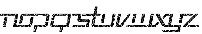 Republika V - Shatter Italic Font UPPERCASE
