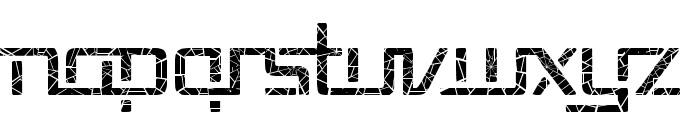 Republika V - Shatter Font LOWERCASE