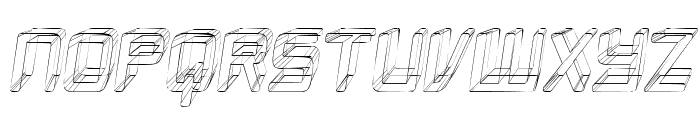 Republikaps Cnd - Sketch Italic Font UPPERCASE