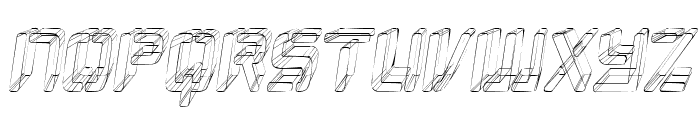 Republikaps Cnd - Sketch Italic Font LOWERCASE