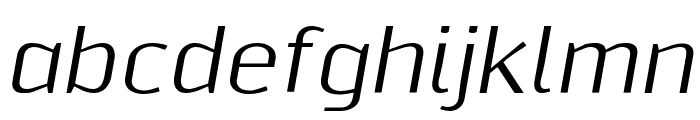 ResagnictoItalic Font LOWERCASE