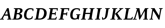 Resavska BG-Bold Italic Font UPPERCASE