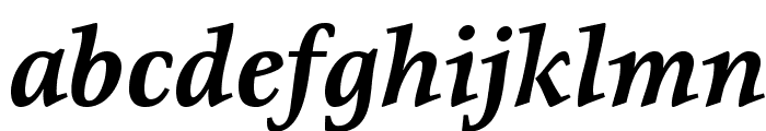 Resavska BG-Bold Italic Font LOWERCASE