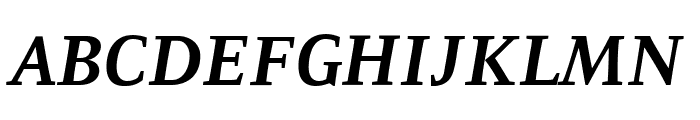 Resavska BG TT-Bold Italic Font UPPERCASE