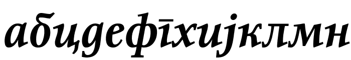 ResavskaBGCyrillic Bold Italic Font LOWERCASE