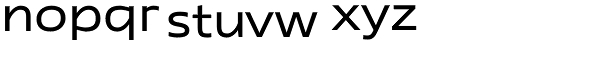 Rescue Wide Font LOWERCASE