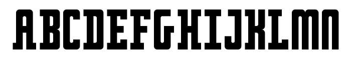 Retro serif Regular Font LOWERCASE