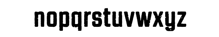 Revolution Gothic P Regular Font LOWERCASE