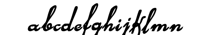 Rhalina Bold Italic Font LOWERCASE