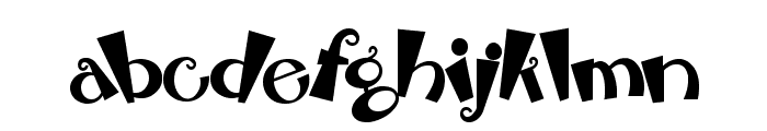 RhubarbPie Font LOWERCASE