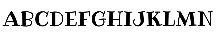 Ribeye-Regular Font UPPERCASE