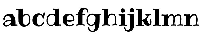 Ribeye-Regular Font LOWERCASE