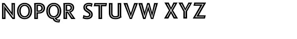Richmond Inlined Caps Font UPPERCASE
