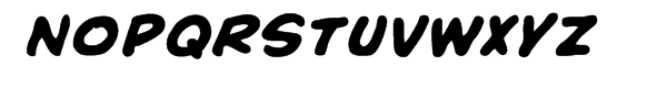 Rick Veitch Bold Italic-Intl Font UPPERCASE