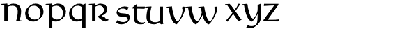 Rieven Uncial Font LOWERCASE