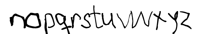 RightyUsesLeftHand Font LOWERCASE