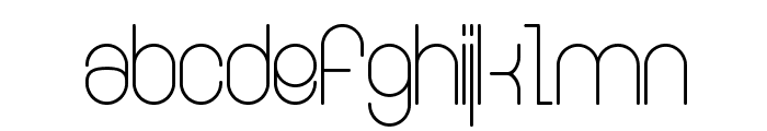 Ringer Light Font LOWERCASE