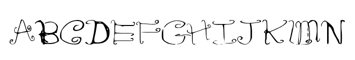 RiordonFancy Font UPPERCASE