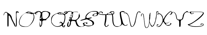 RiordonFancy Font UPPERCASE