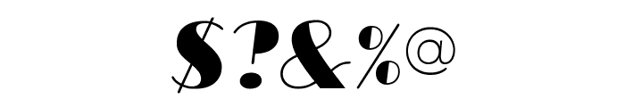RitzFLF-Italic Font OTHER CHARS