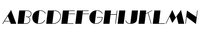 RitzFLF-Italic Font UPPERCASE