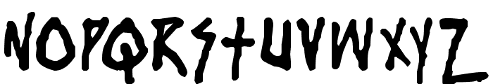 rise up Font LOWERCASE